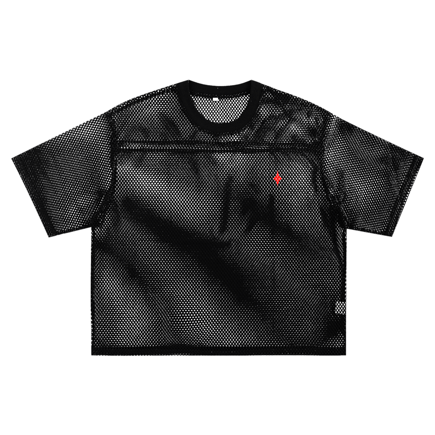 See-through Boxy Net T-Shirt