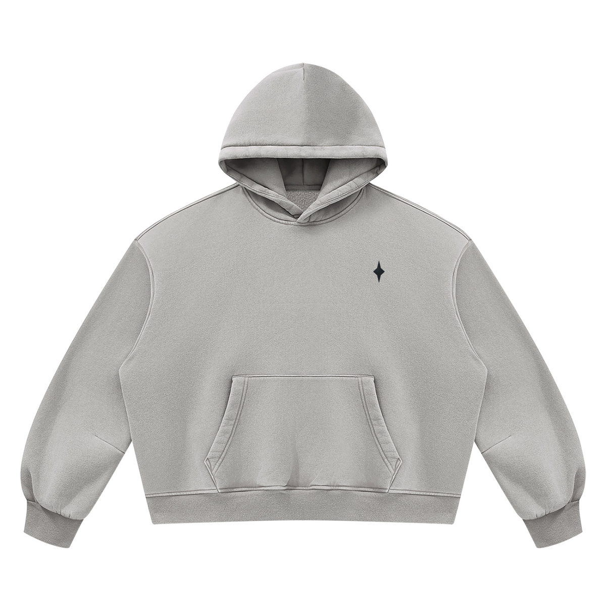 SHARED ORBIT BOXY FLEECE HOODIE