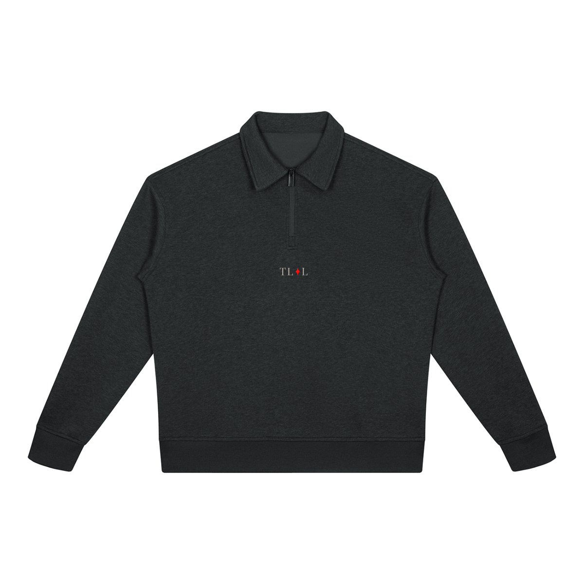 Unisex Boxy Quarter-Zip Sweatshirt