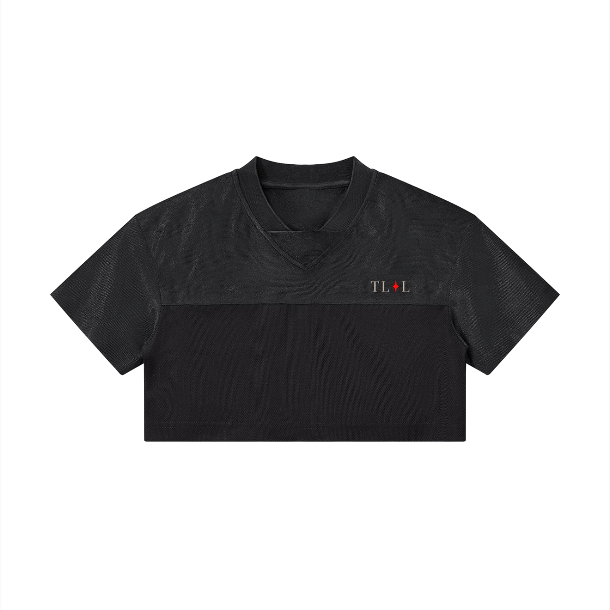 TLOL Cropped V-Neck Jersey