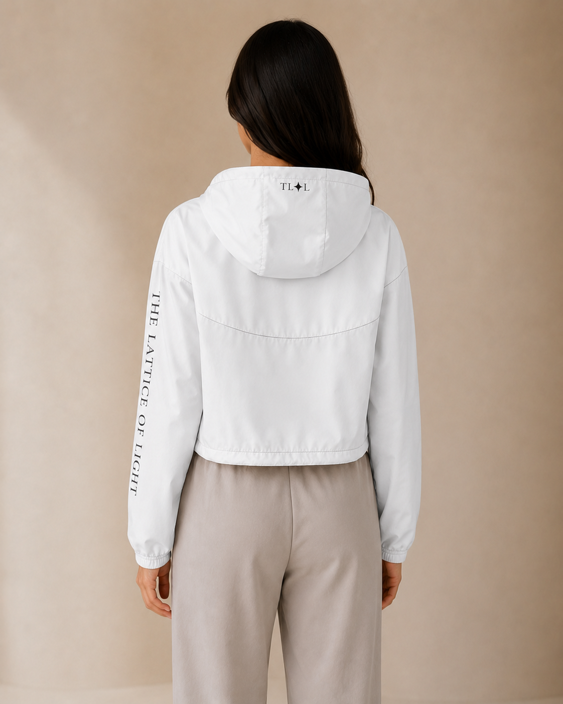 TLOL I Am Enough Cropped Windbreaker