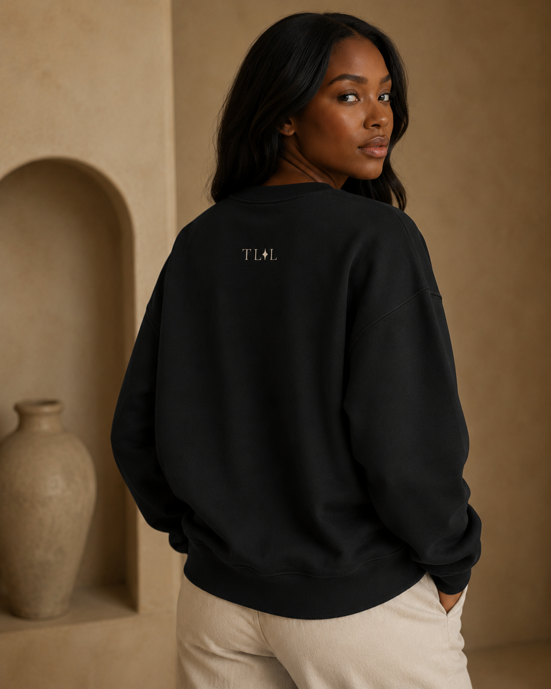 Women’s organic crew neck sweatshirt