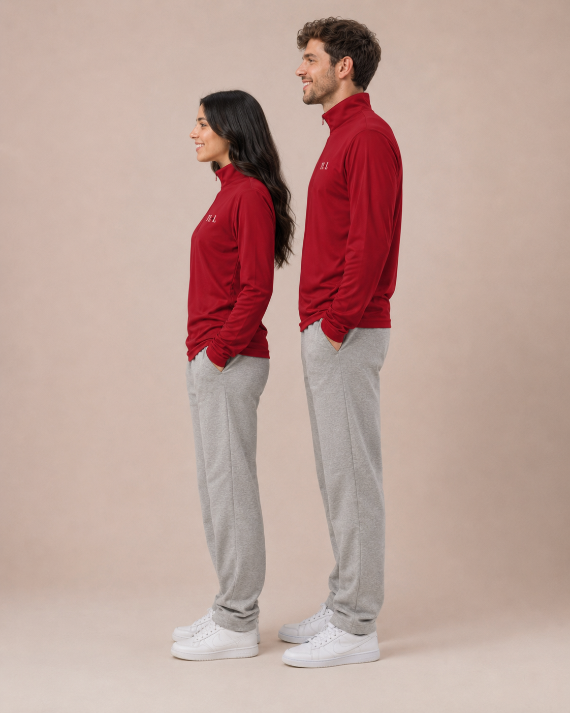TLOL Gentle Reminder Couple Quarter-Zip Set
