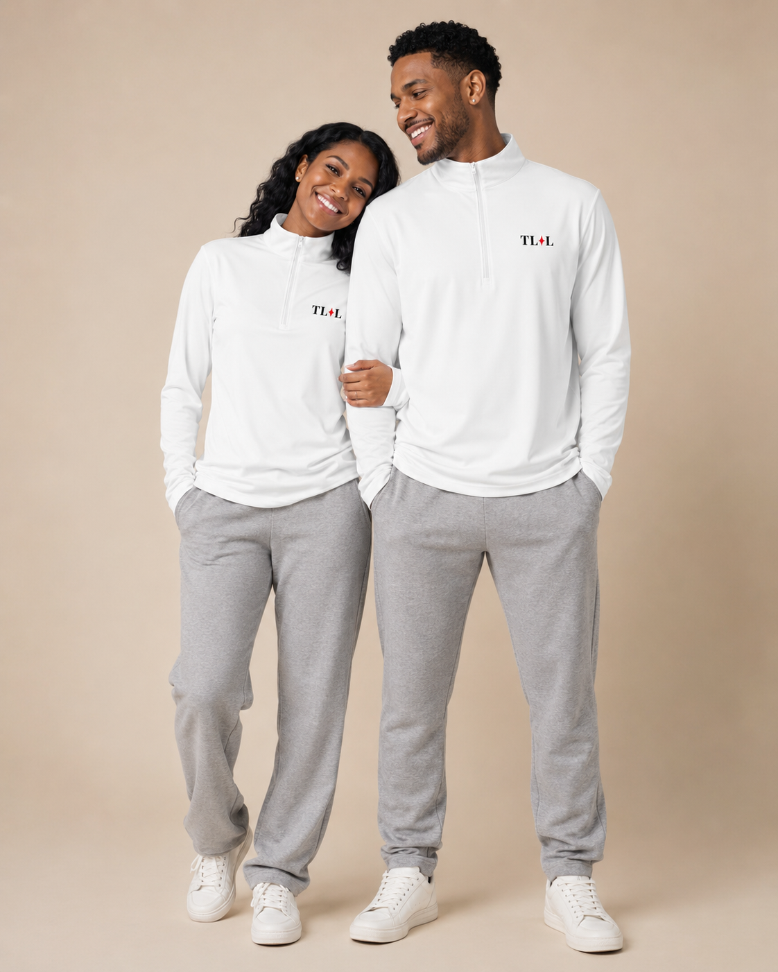 TLOL Gentle Reminder Couple Quarter-Zip Set