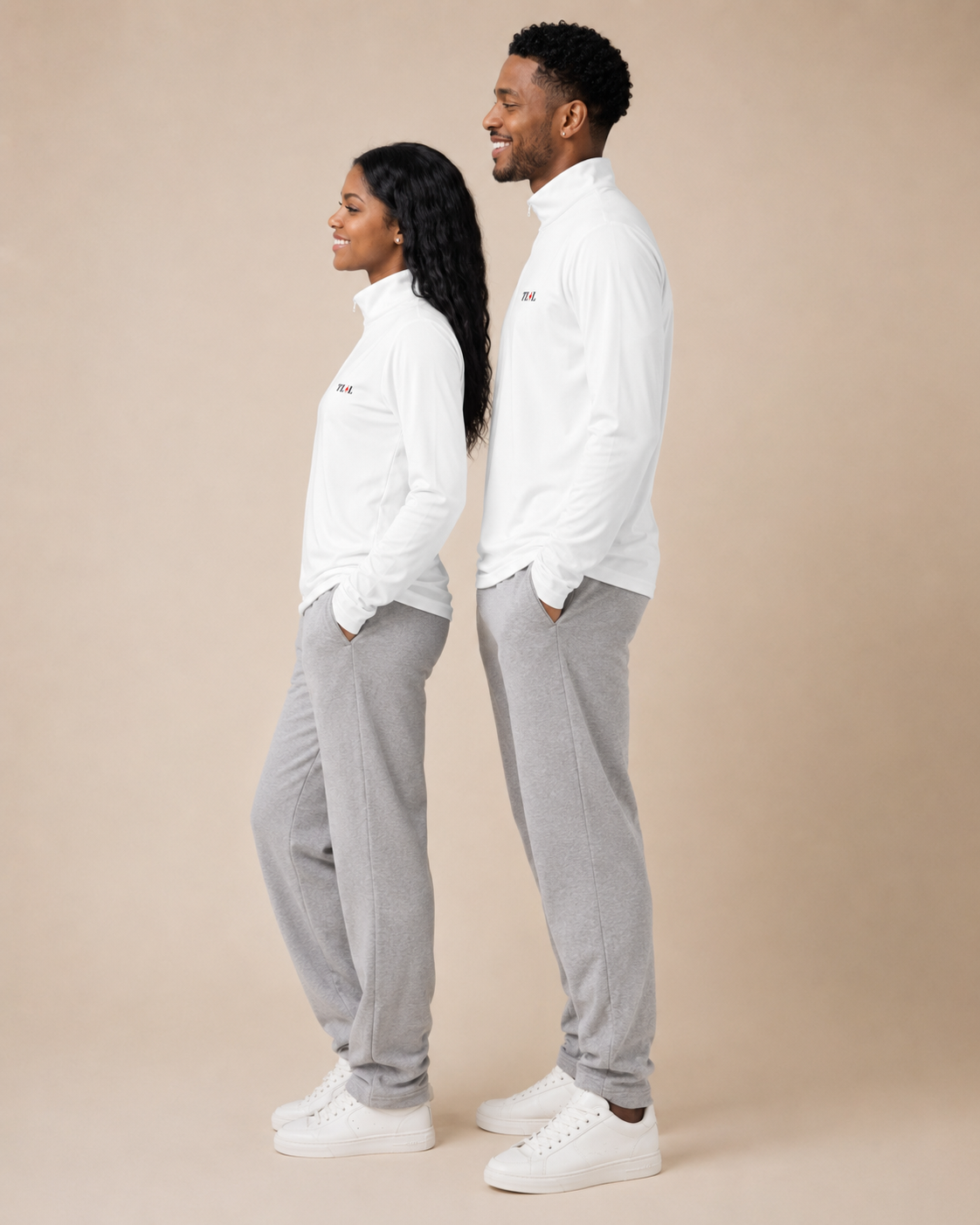 TLOL Gentle Reminder Couple Quarter-Zip Set