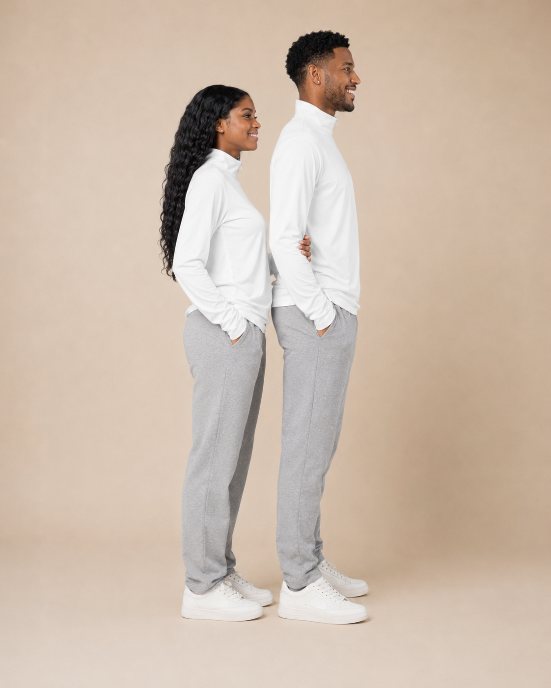 TLOL Gentle Reminder Couple Quarter-Zip Set