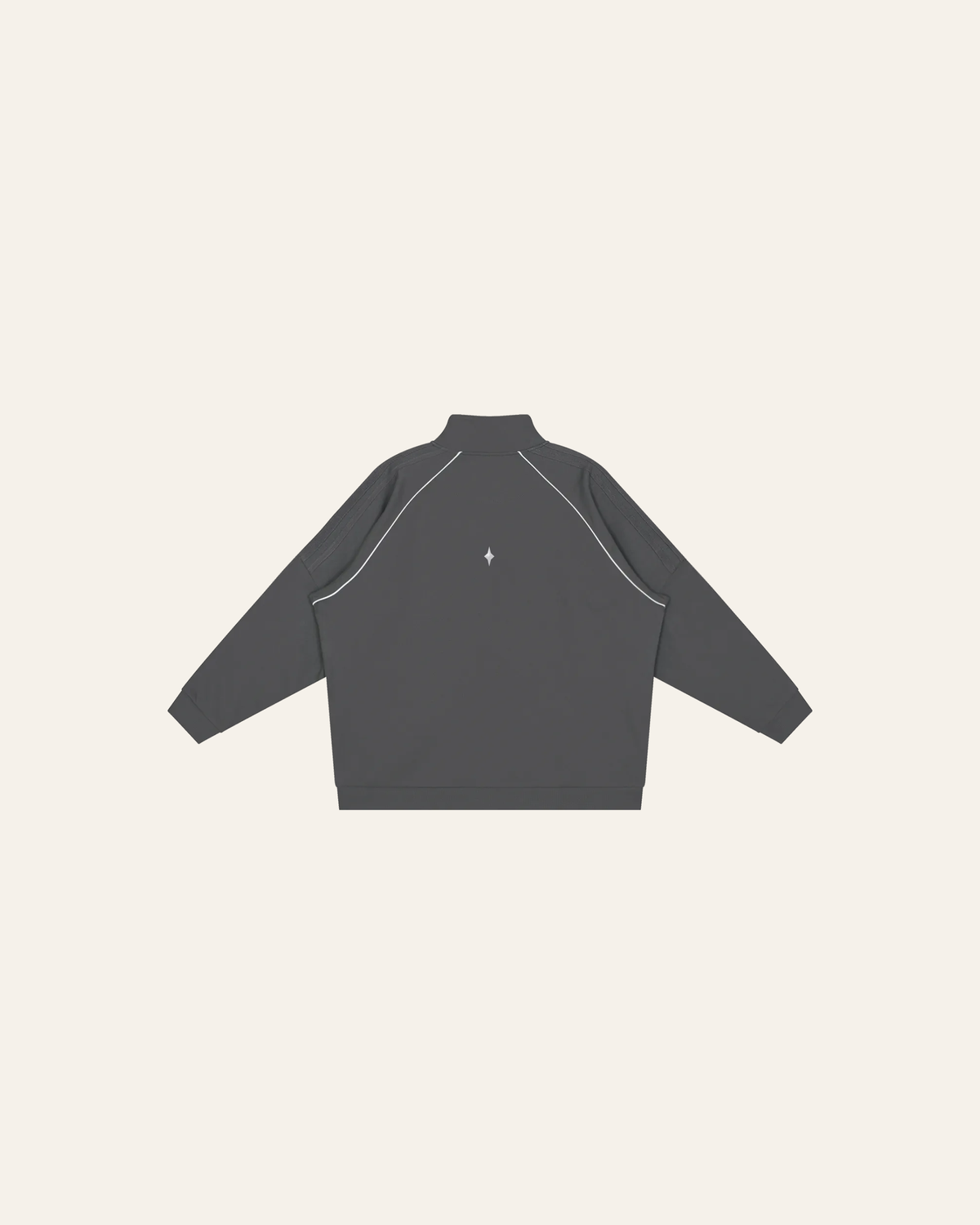 TLOL REFLECTION Dark Gray jacket, product back on light beige. Jacket and pants sold separately.