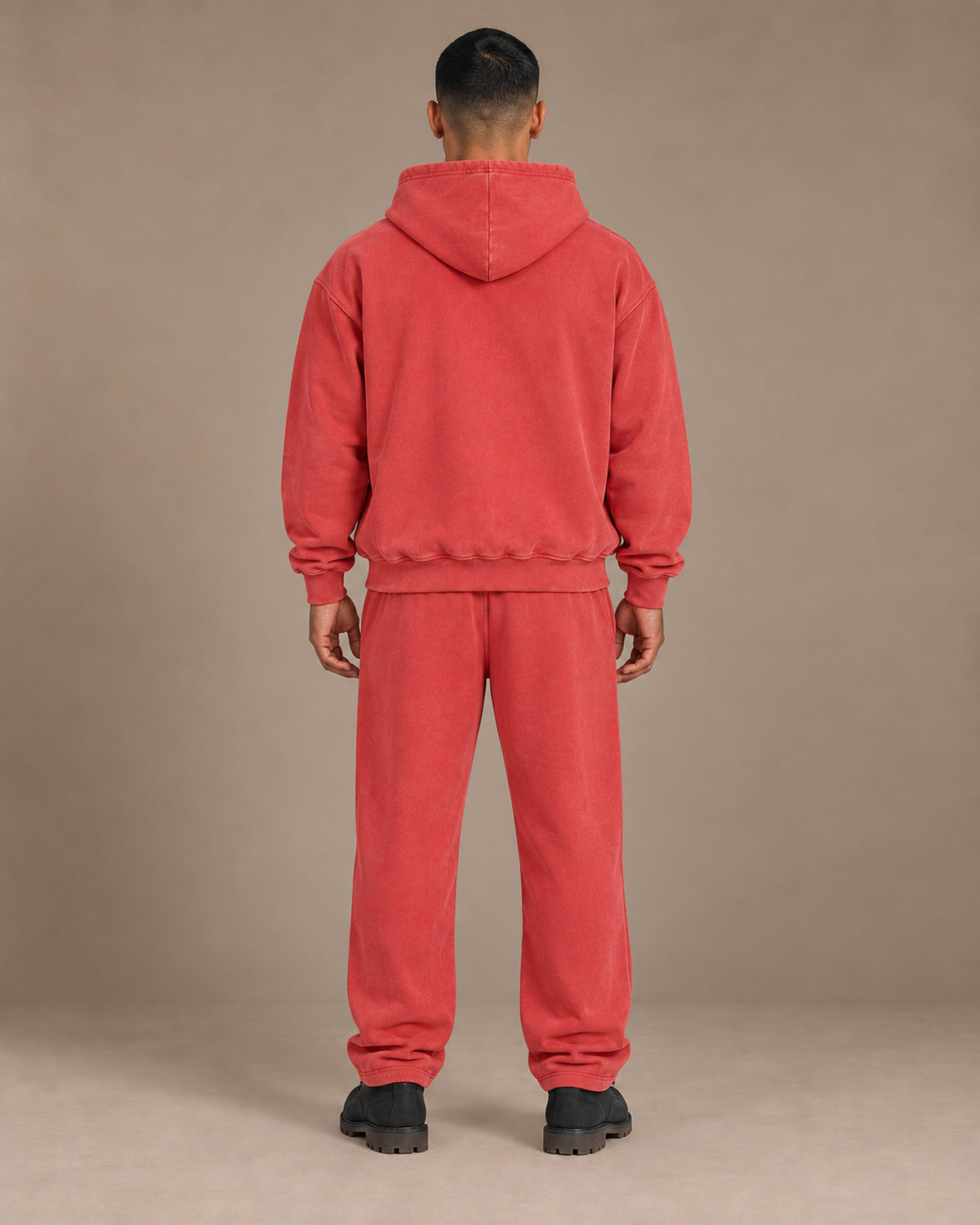 TLOL Washed Red Paired Selves matching set, back view