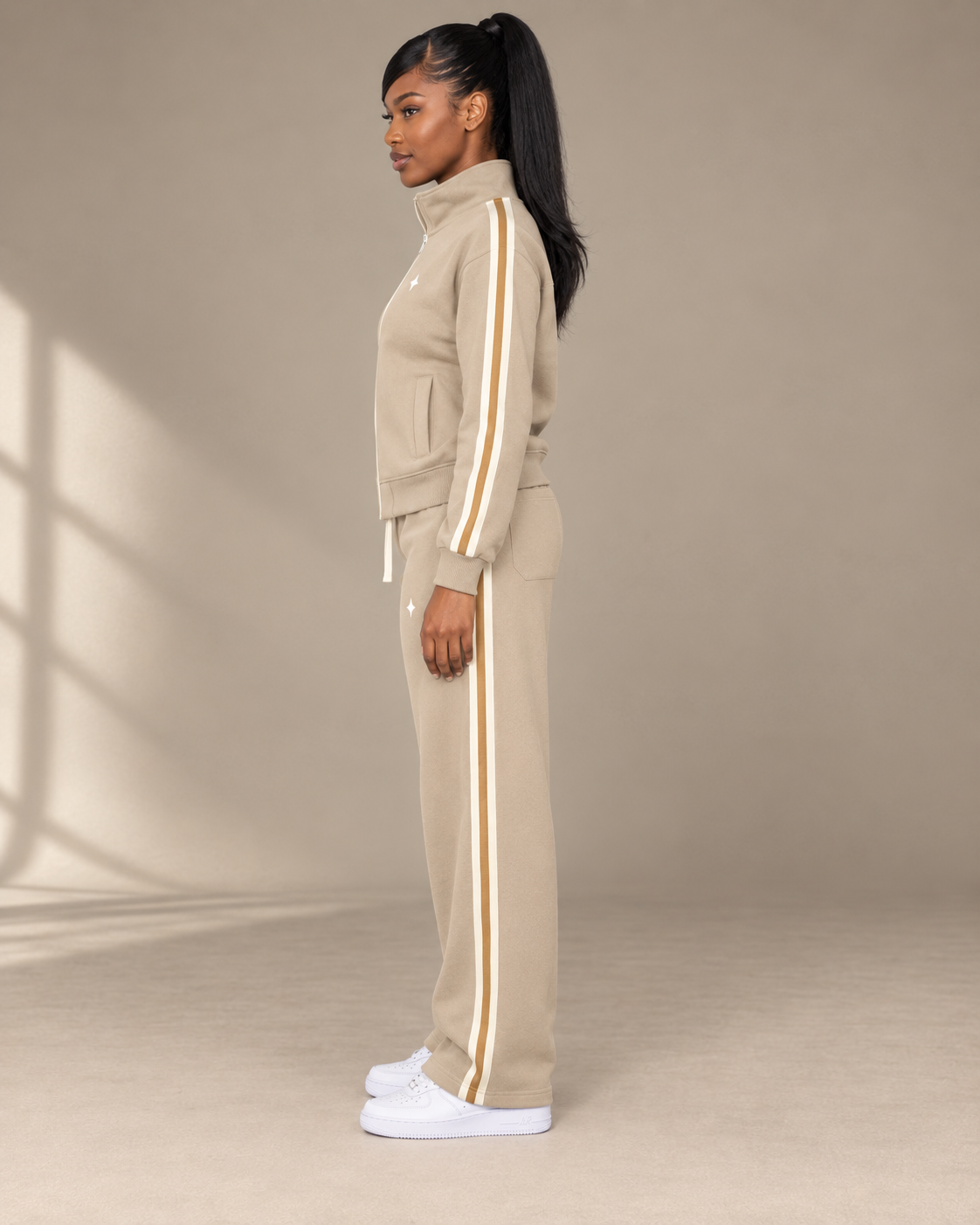 TLOL Contrast Stripe Straight-Leg Pants