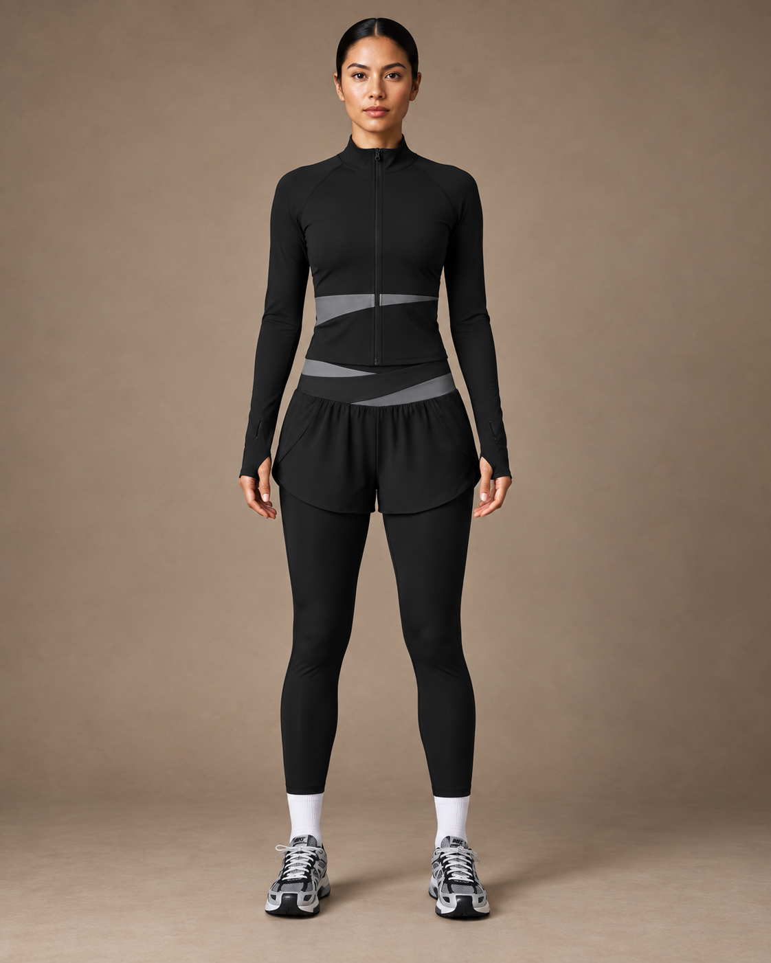 TLOL Paneled High-Rise Yoga Leggings
