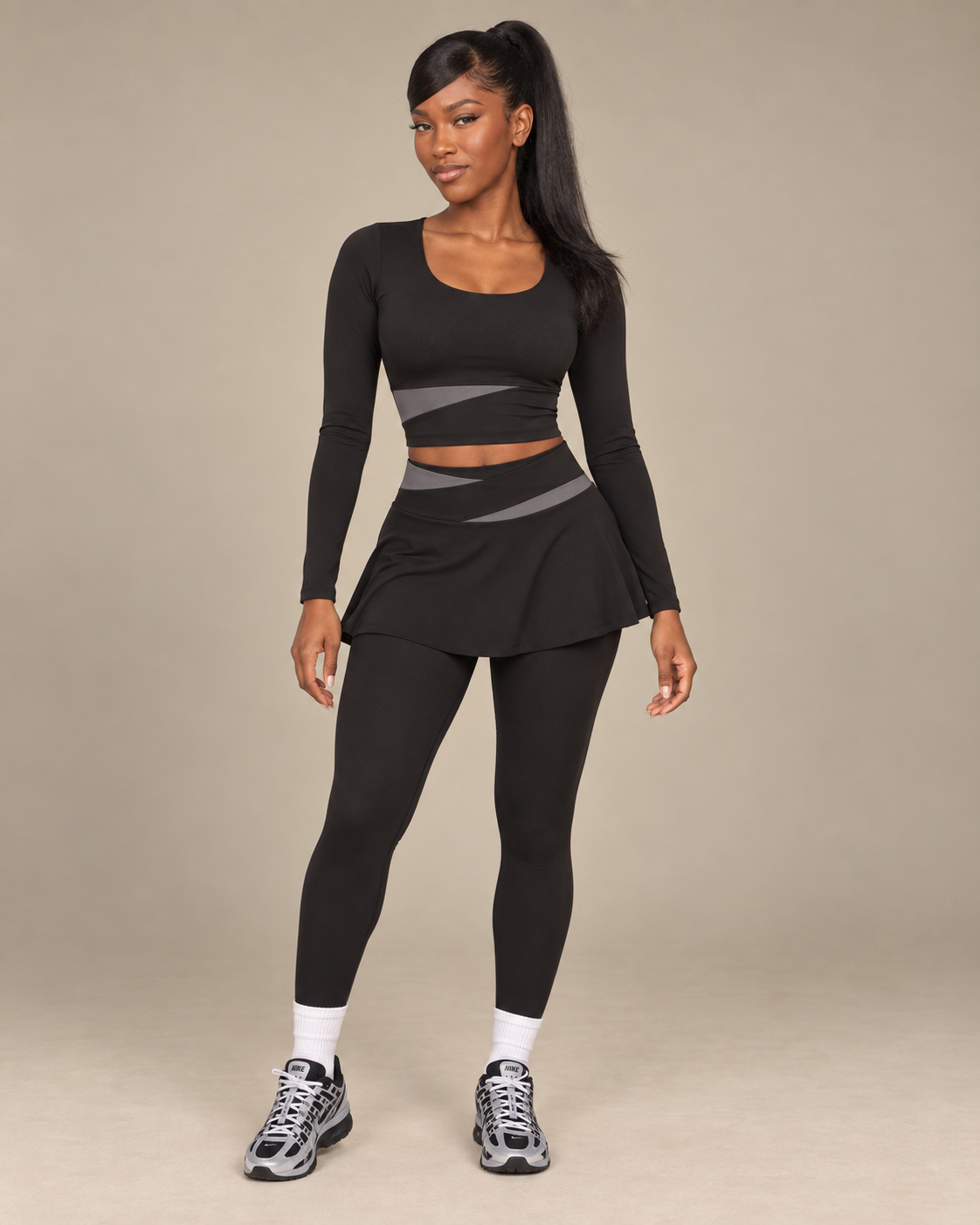 TLOL Paneled Yoga Skorts