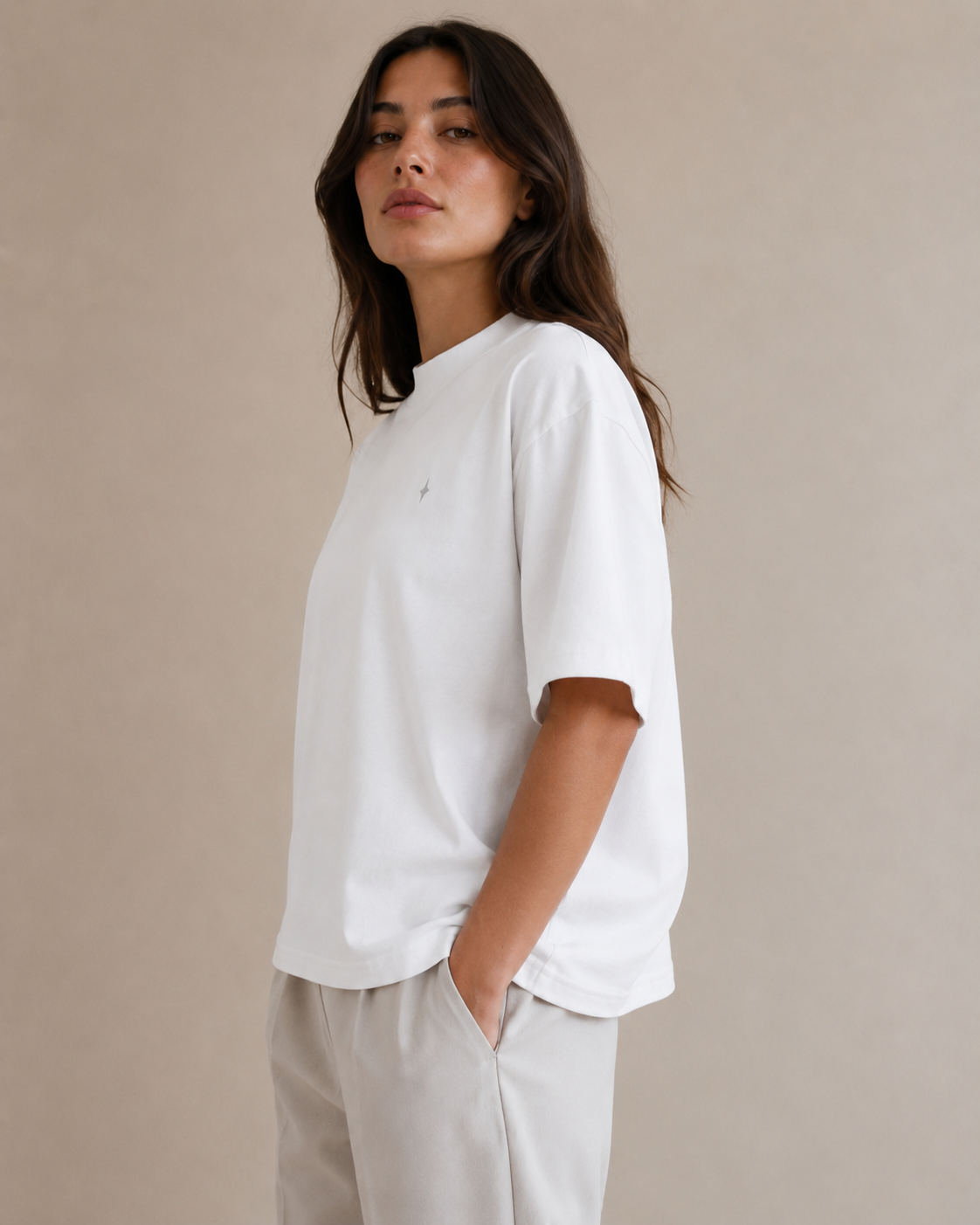 TLOL Organic High-Neck Oversized Tee
