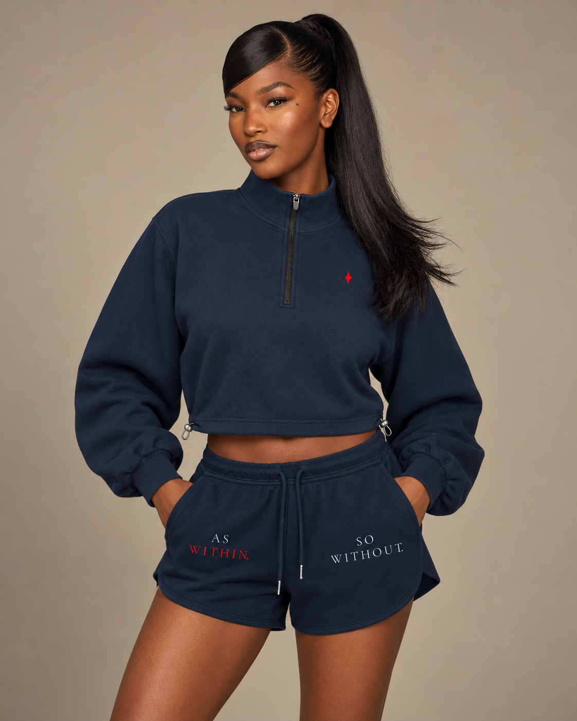 TLOL Mirror Boxy Quarter-Zip