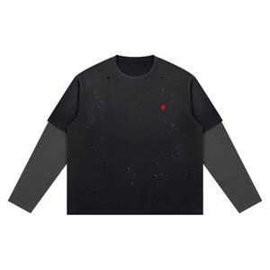 Black with Gray