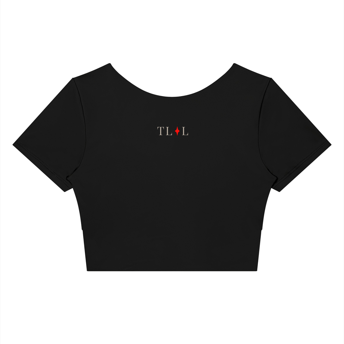 Women's Panelled Crop Yoga T-Shirt