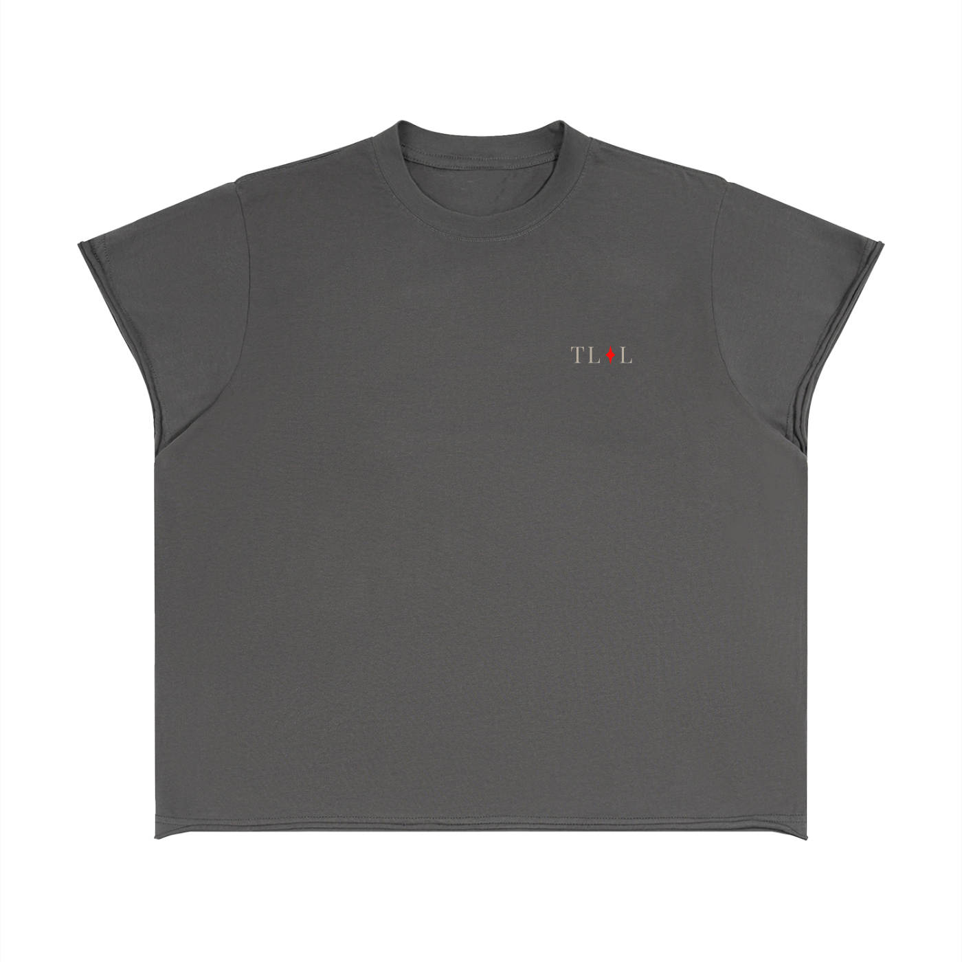 Unisex Boxy Raw Edge T-Shirt