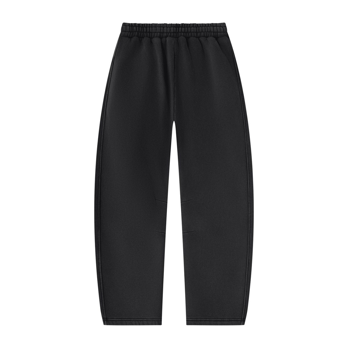 SHARED ORBIT BARREL-LEG FLEECE PANTS