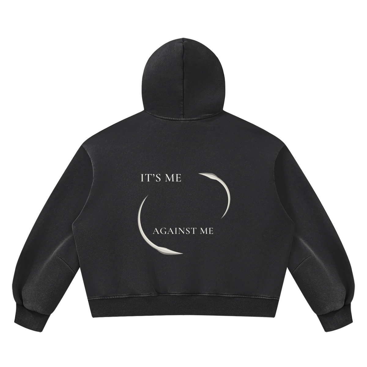 SHARED ORBIT BOXY FLEECE HOODIE