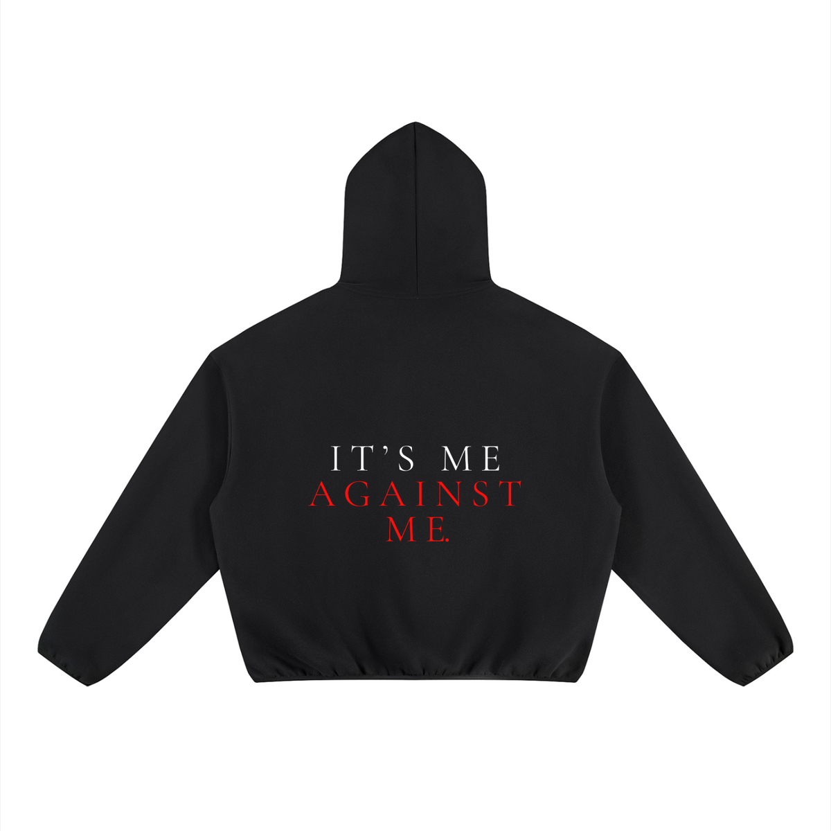 Unisex Boxy Piping Fleece Hoodie