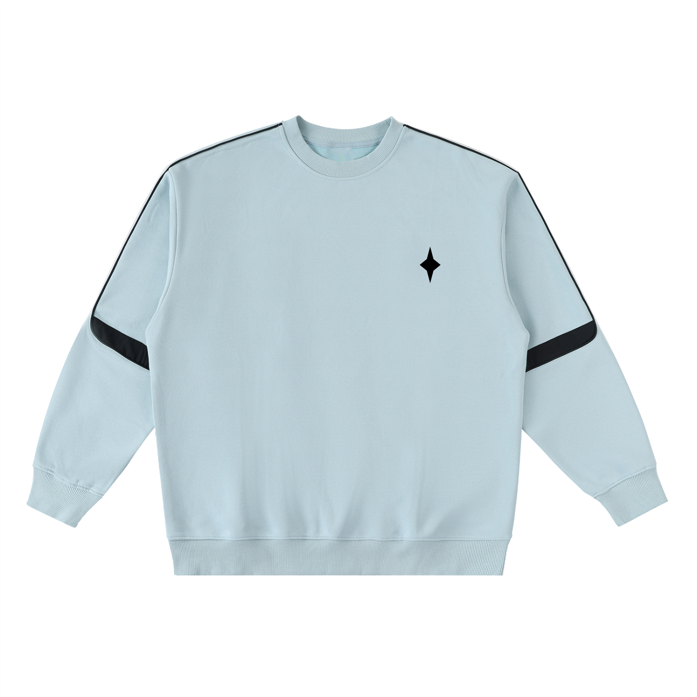 Oversized Crewneck Taped Sweatshirt