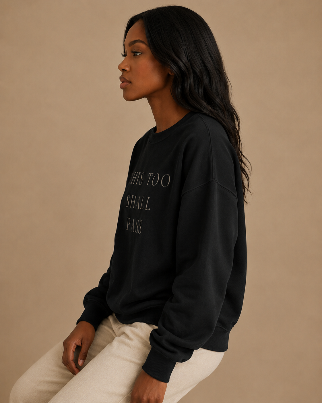 TLOL This Too Shall Pass Organic Crew Sweatshirt