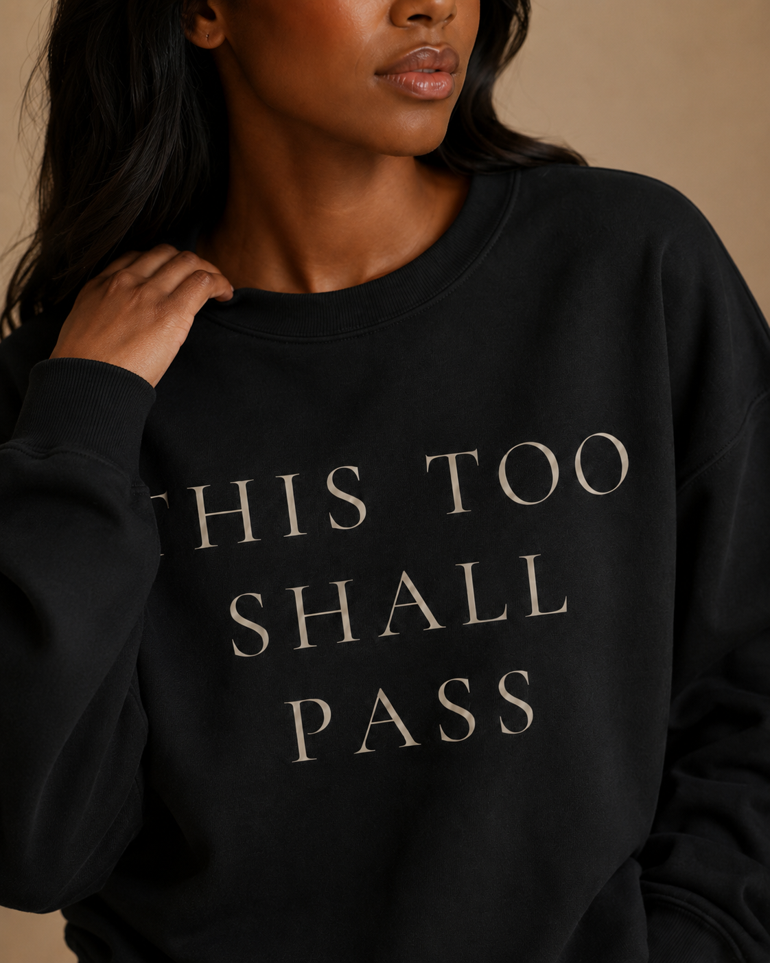 TLOL This Too Shall Pass Organic Crew Sweatshirt