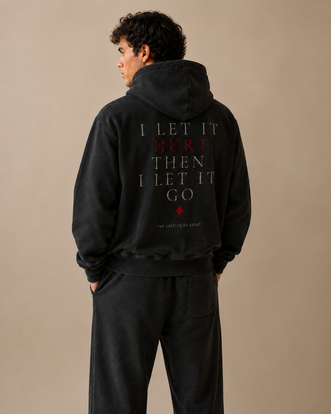 TLOL I Let It Hurt Washed Fleece Hoodie