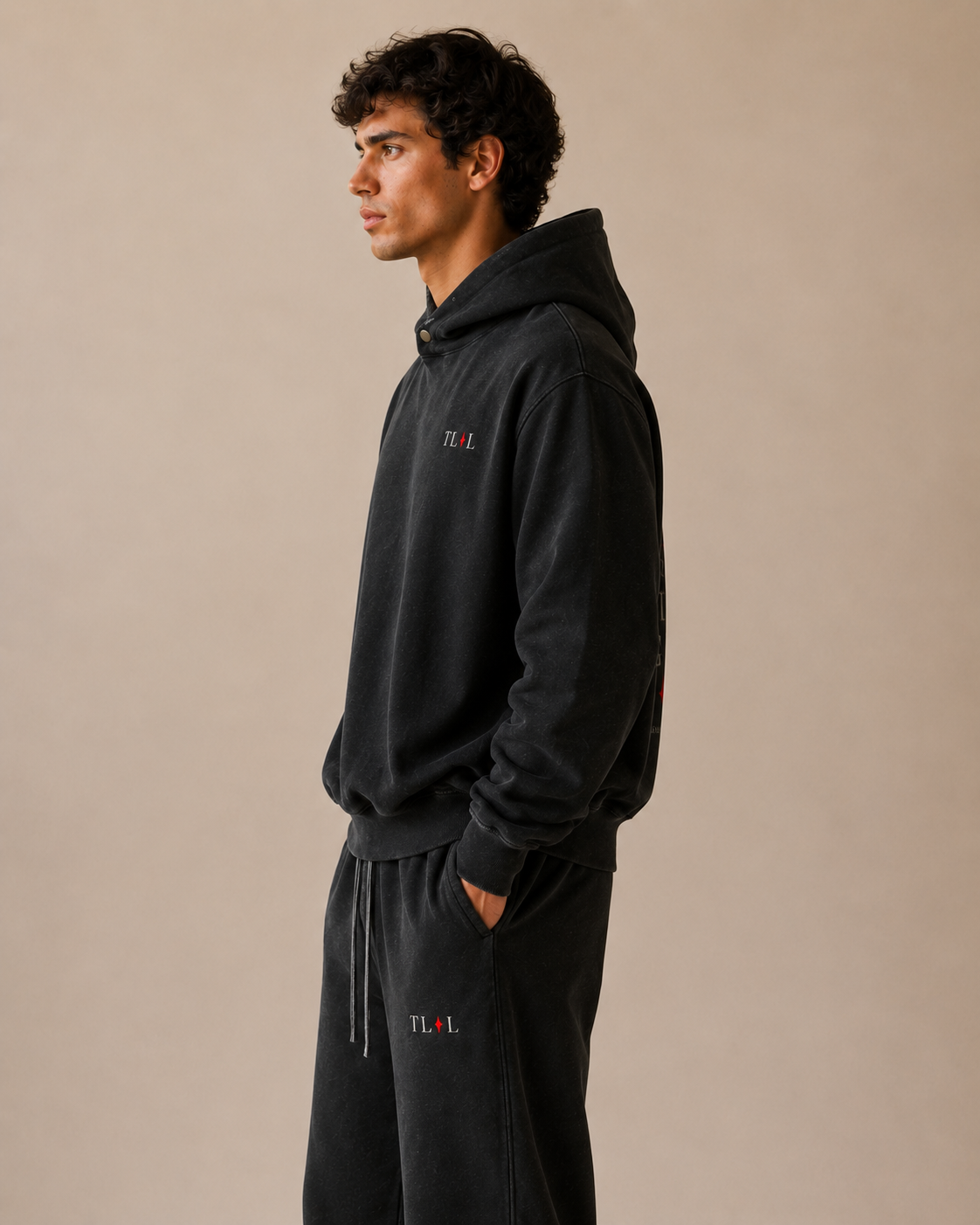 TLOL I Let It Hurt Washed Fleece Hoodie