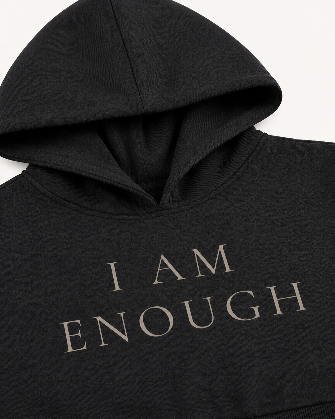 TLOL I Am Enough Cropped Essential Hoodie