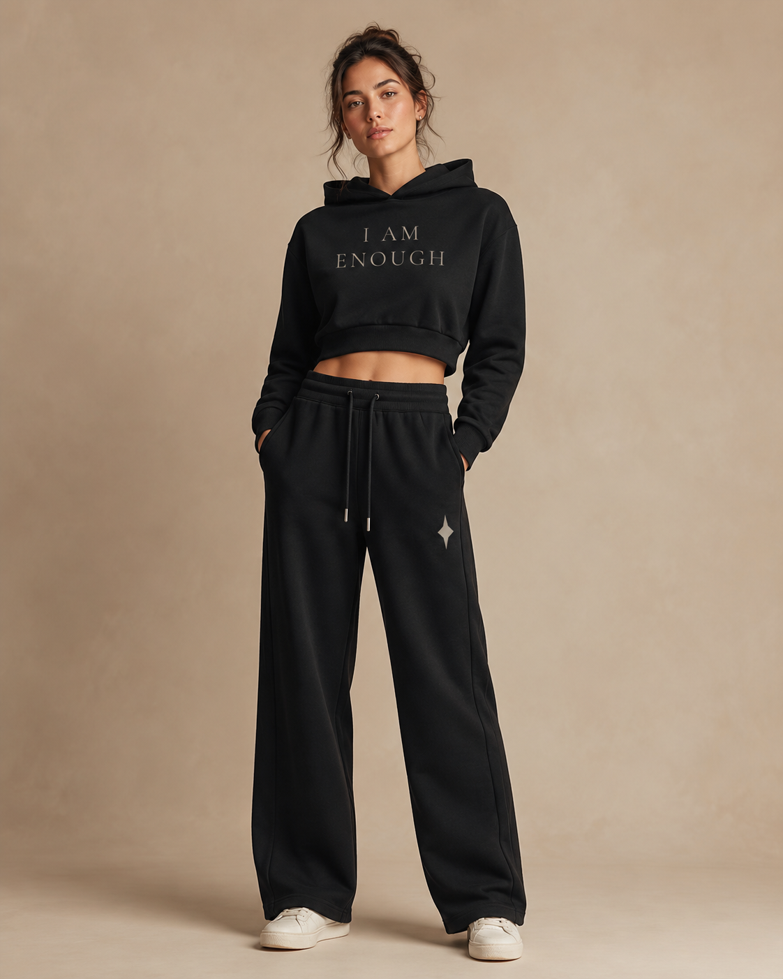 Essential Drawstring Straight-Leg Sweatpants