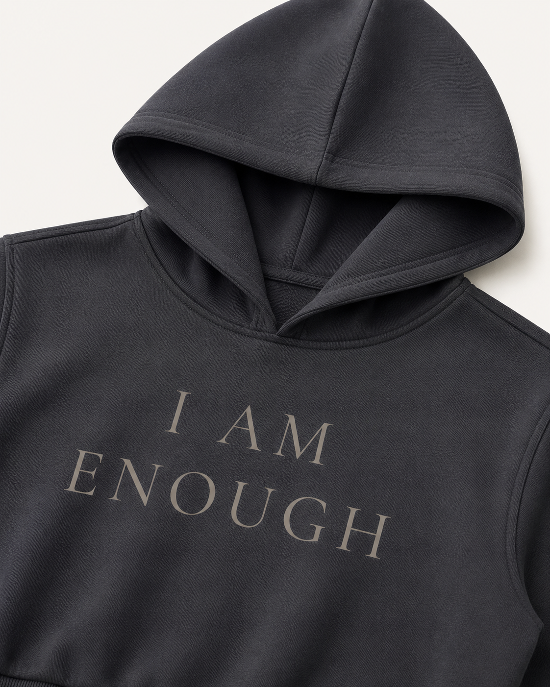 TLOL I Am Enough Cropped Essential Hoodie