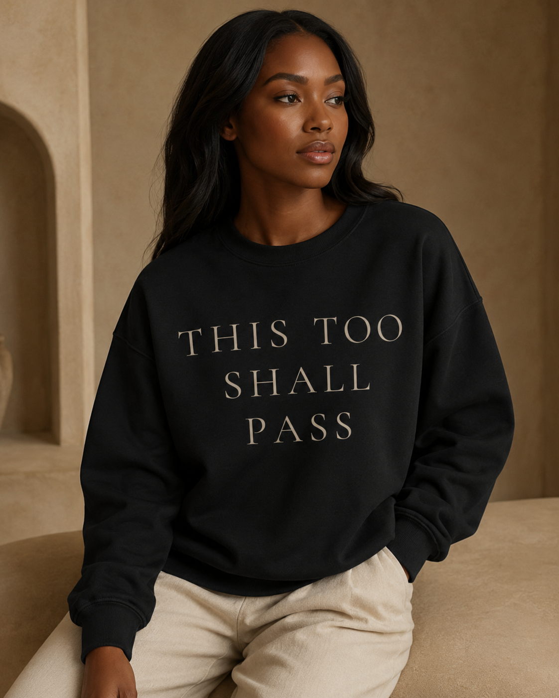 Women’s organic crew neck sweatshirt