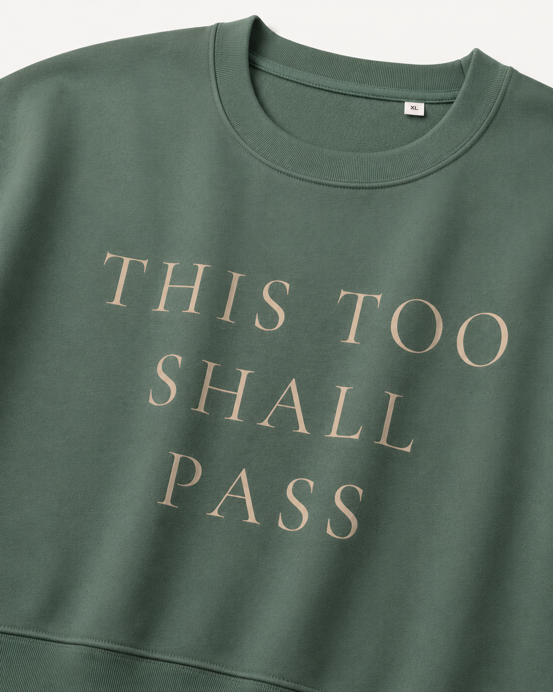 TLOL This Too Shall Pass Organic Crew Sweatshirt
