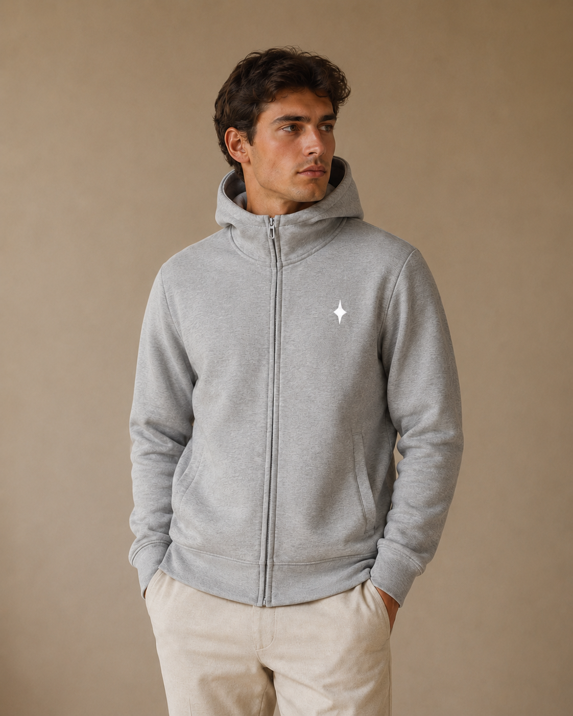 TLOL Heavyweight High-Neck Zip Hoodie