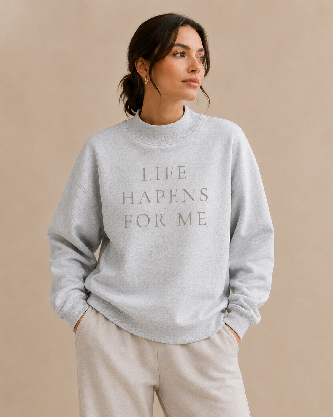 TLOL Mock-Neck Fleece Sweatshirt