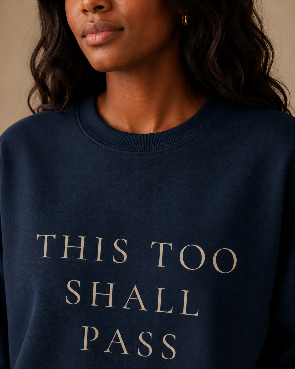 TLOL This Too Shall Pass Organic Crew Sweatshirt