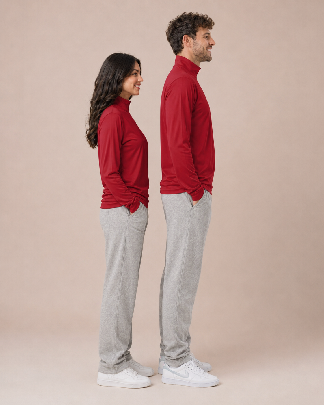 TLOL Gentle Reminder Couple Quarter-Zip Set