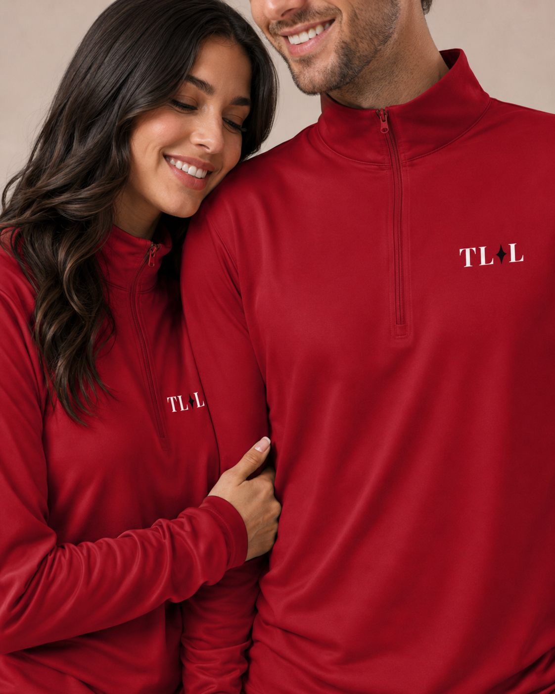 TLOL Gentle Reminder Couple Quarter-Zip Set