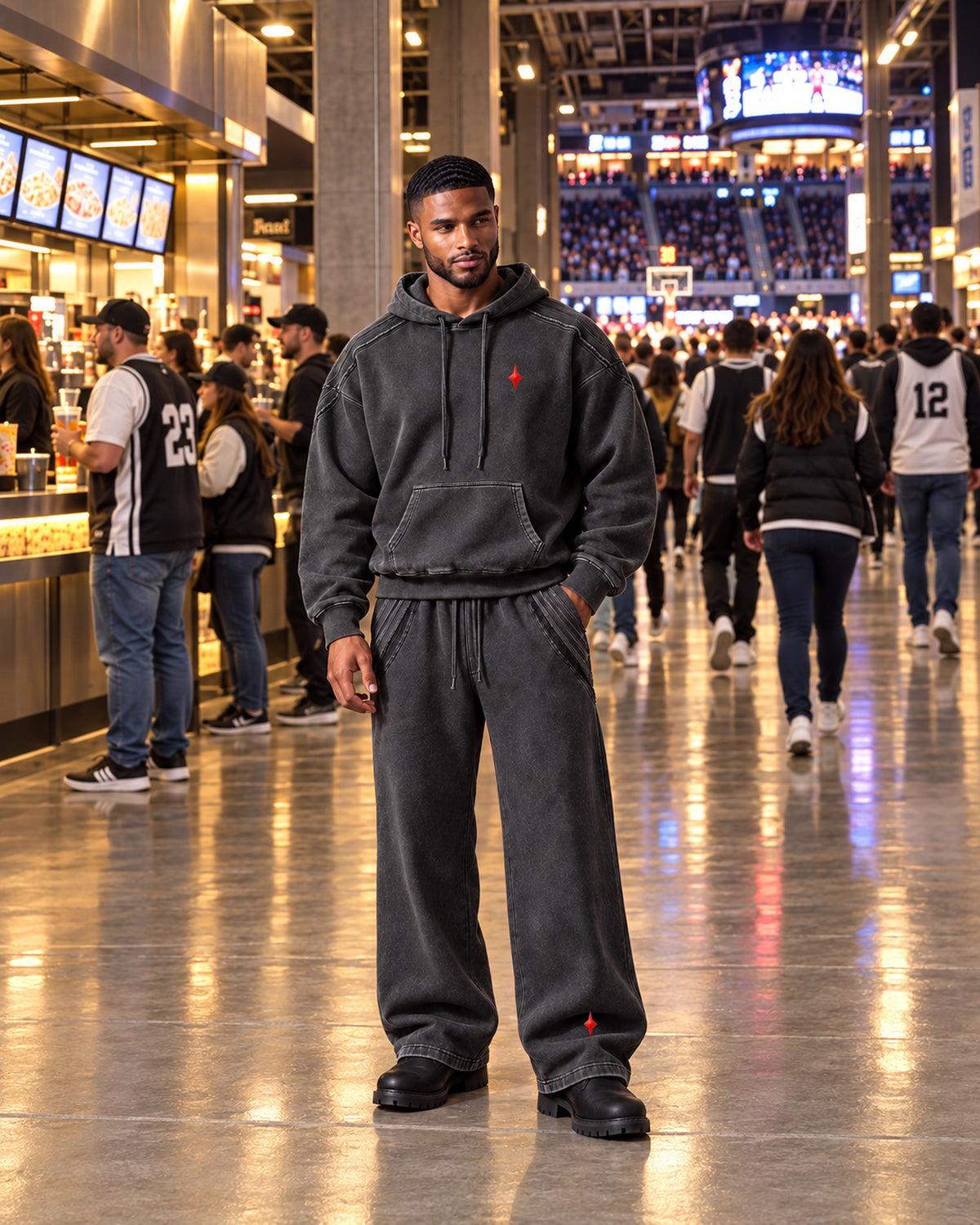 TLOL Seasons Black matching set, lifestyle view. Pieces sold separately.