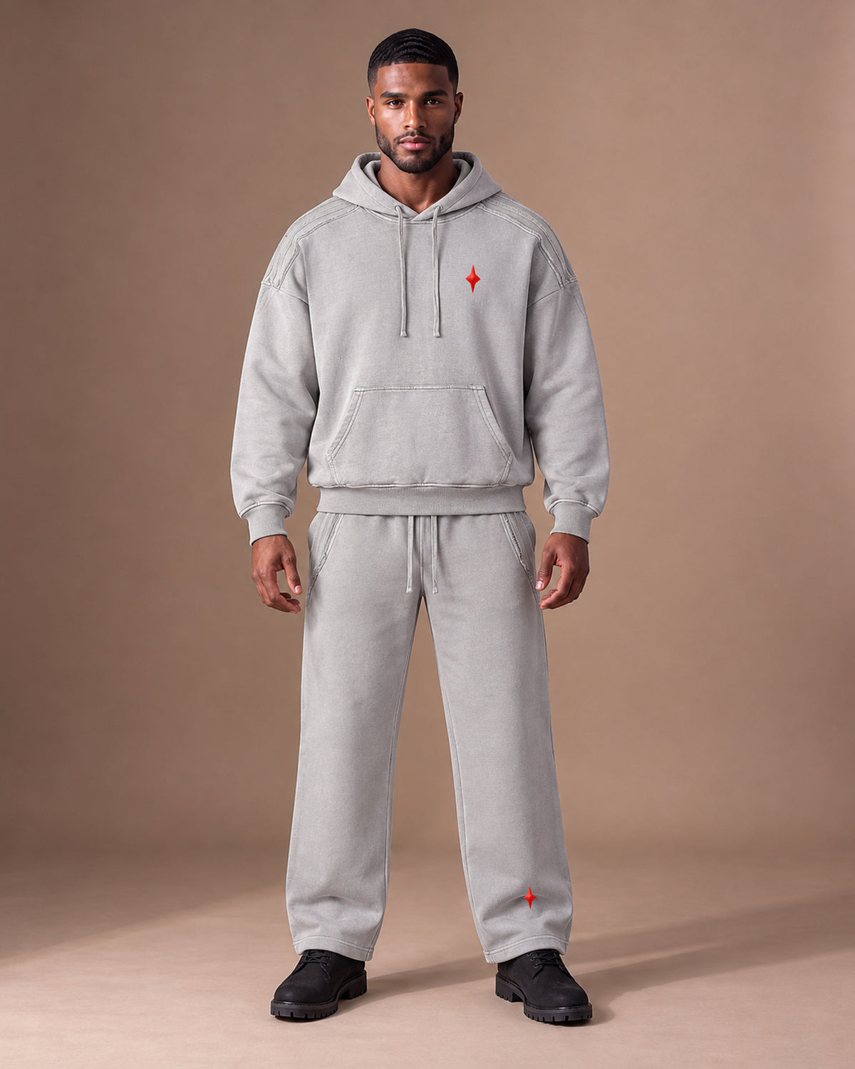 TLOL Seasons Light Gray matching set, front view. Pieces sold separately.