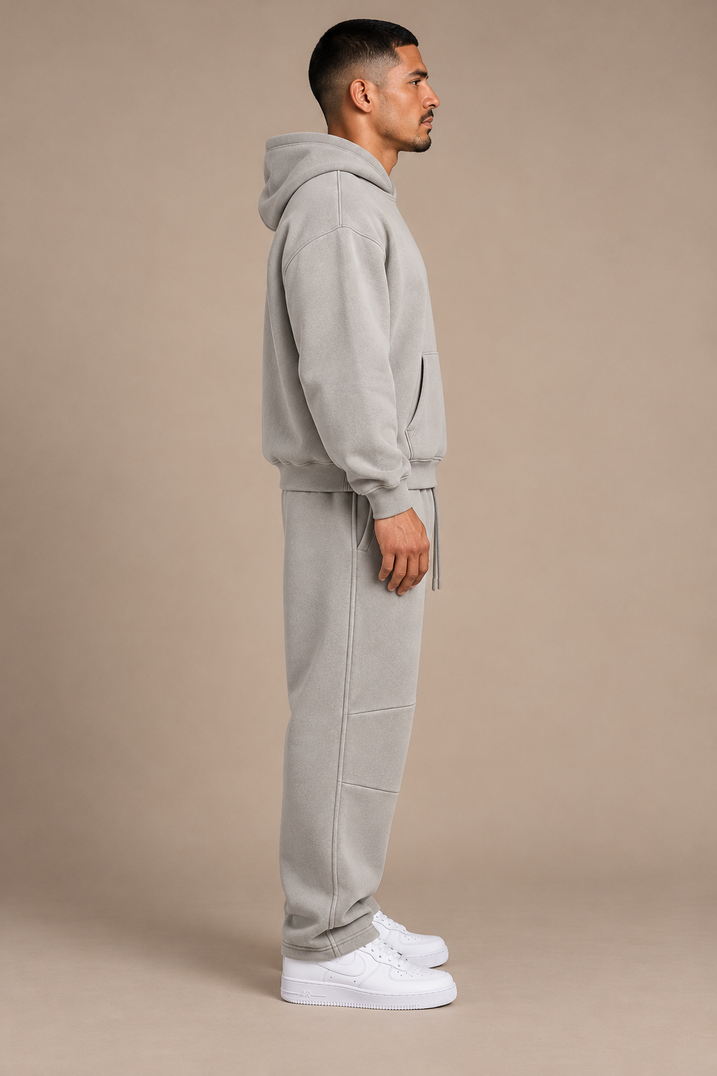 Light Gray Shared Orbit — true left on-body styling; hoodie and pants sold separately