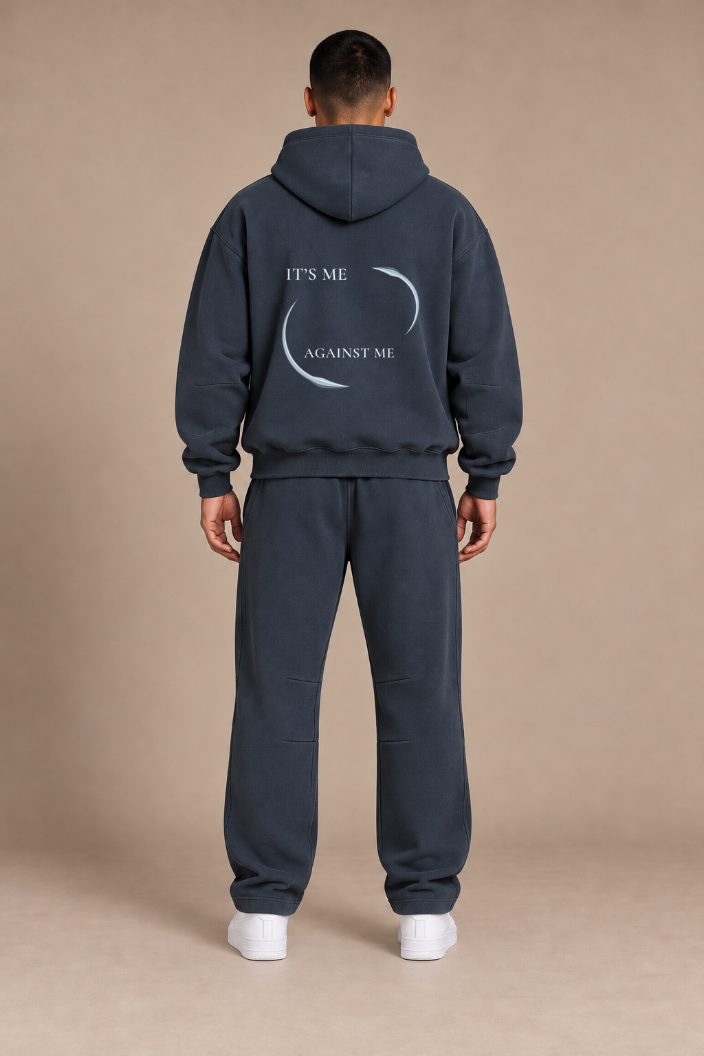 Navy Blue Shared Orbit — back on-body styling; hoodie and pants sold separately
