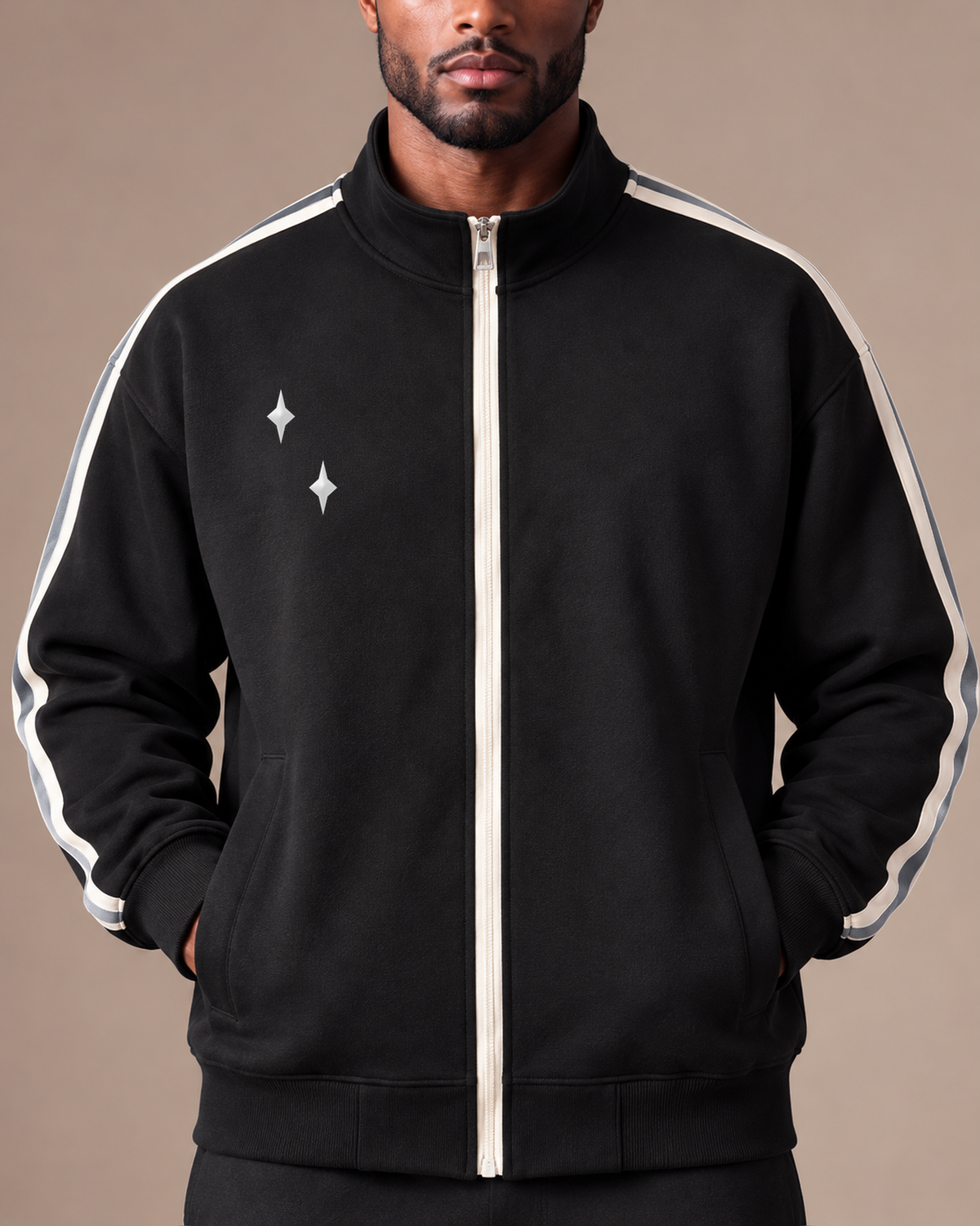 TLOL Design 3 contrast set, black, detail view