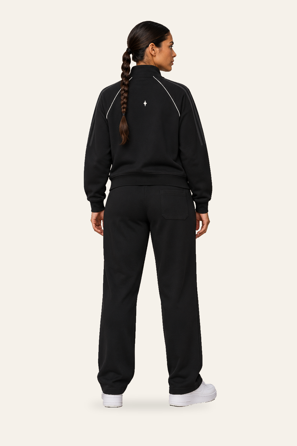 TLOL REFLECTION Black jacket, back on light beige. Jacket and pants sold separately.