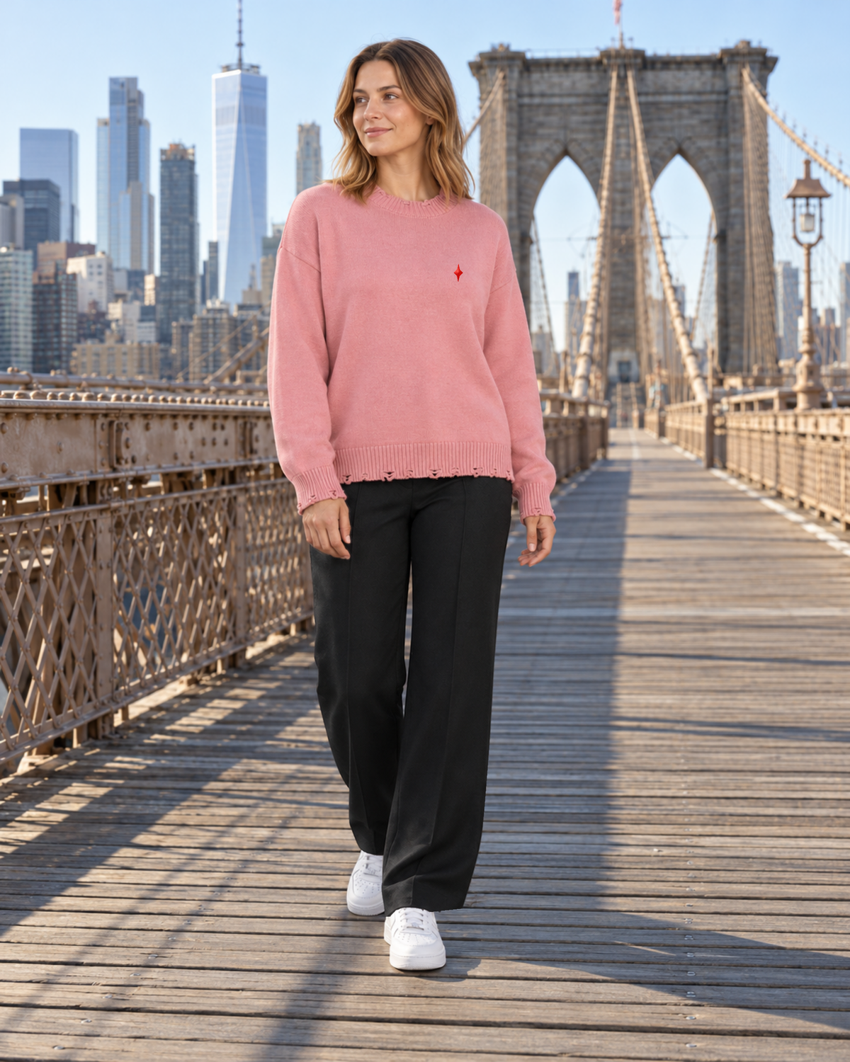 TLOL Signature Frayed Pink 06 Female Lifestyle