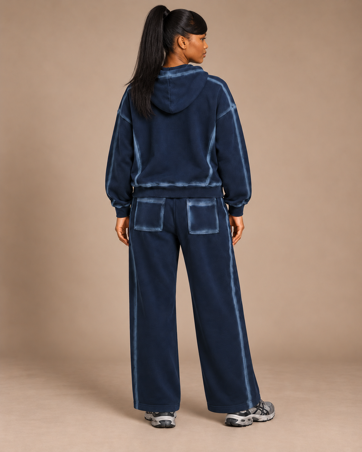 TLOL Sunfaded Edge Washed Blue set, back view