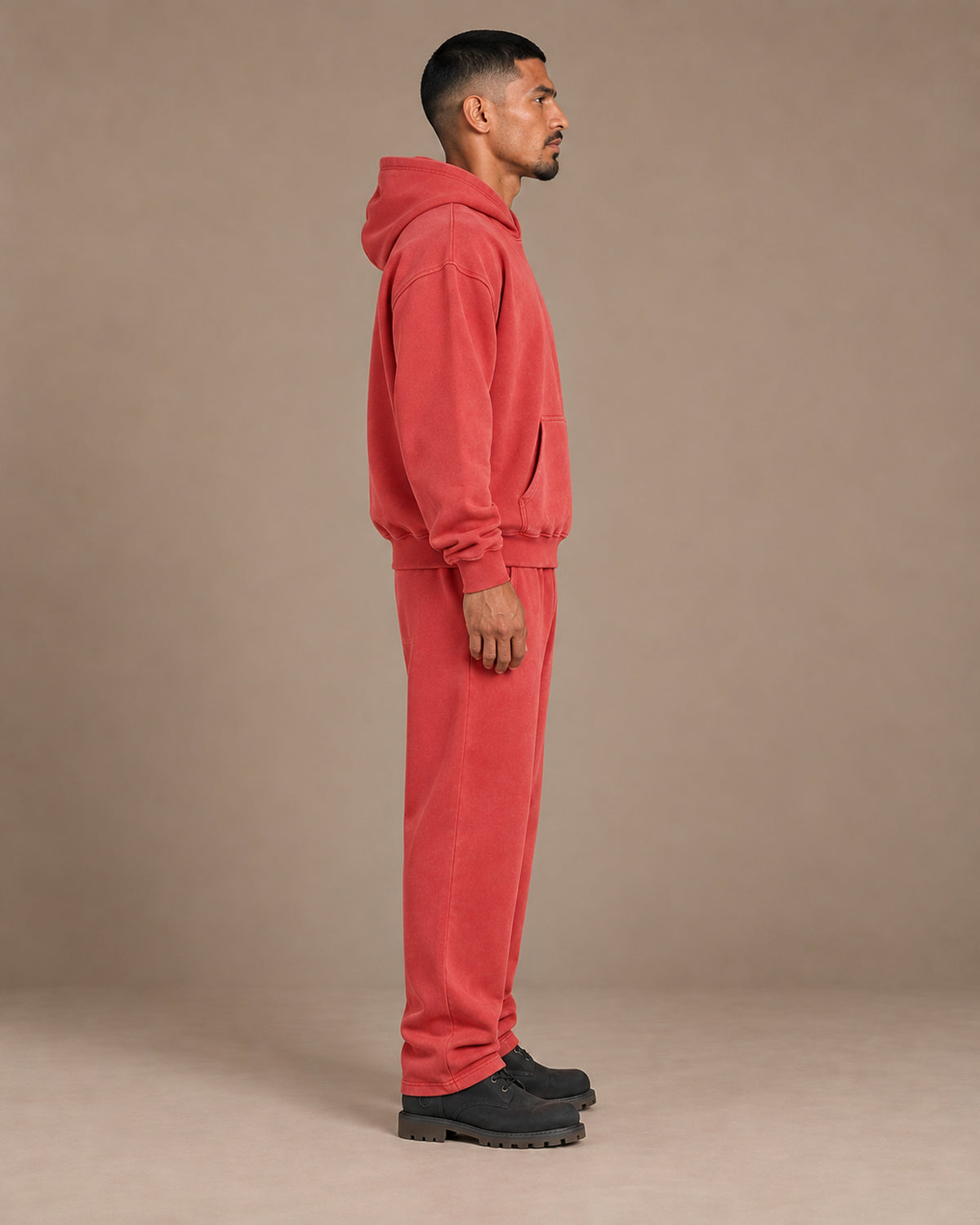 TLOL Washed Red Paired Selves matching set, left view