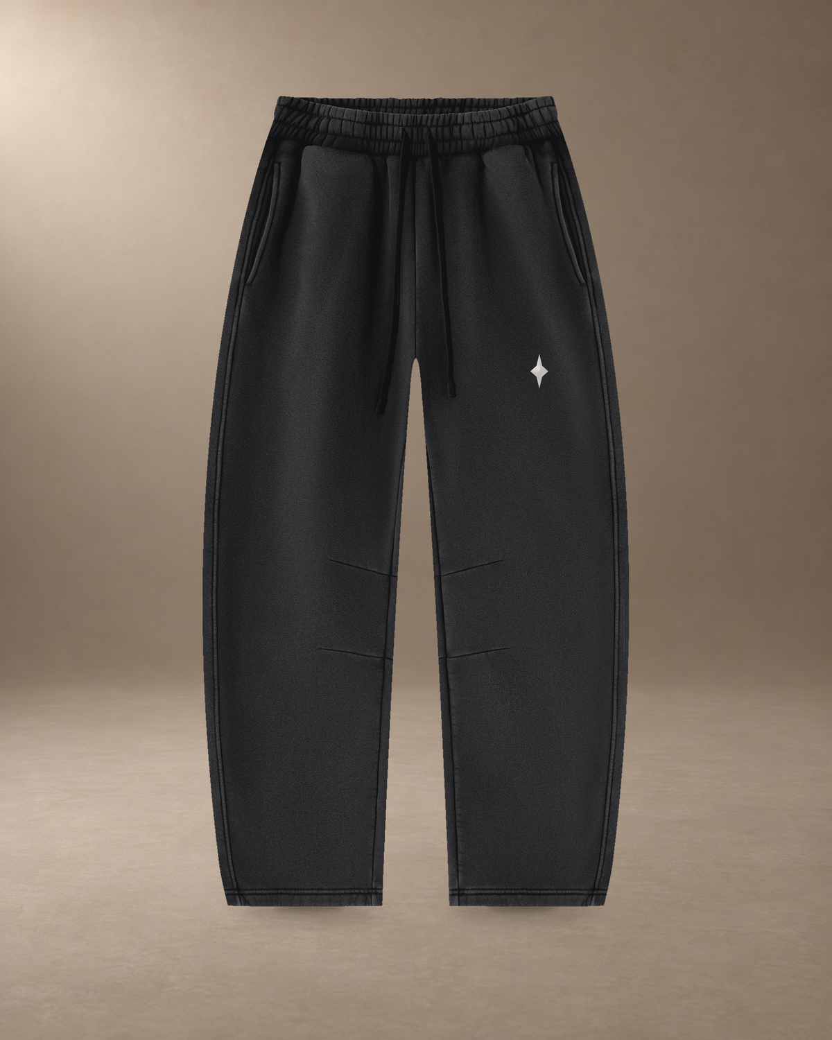 black pants front — pants only