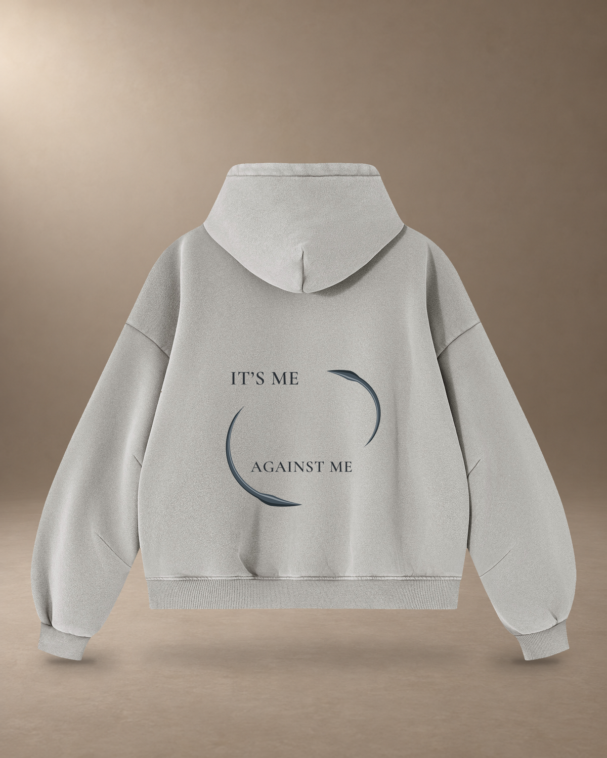 light gray hoodie back — hoodie only