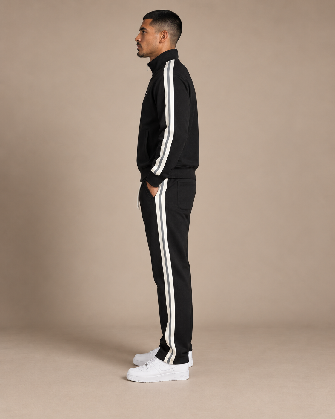 TLOL Contrast Stripe Straight-Leg Pants